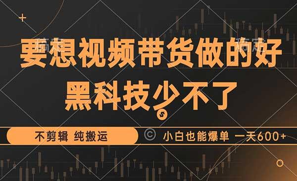 视频带货黑科技玩法[吾爱首发]