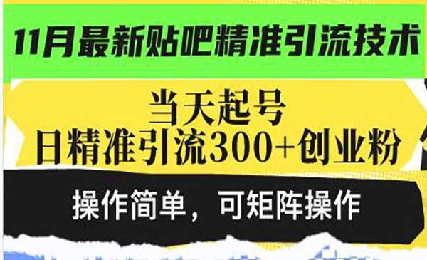 贴吧精准引流技术[吾爱首发]