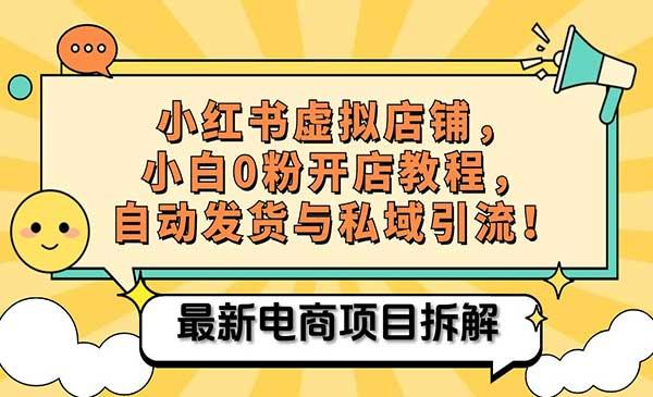小红书虚拟类目玩法[吾爱首发]