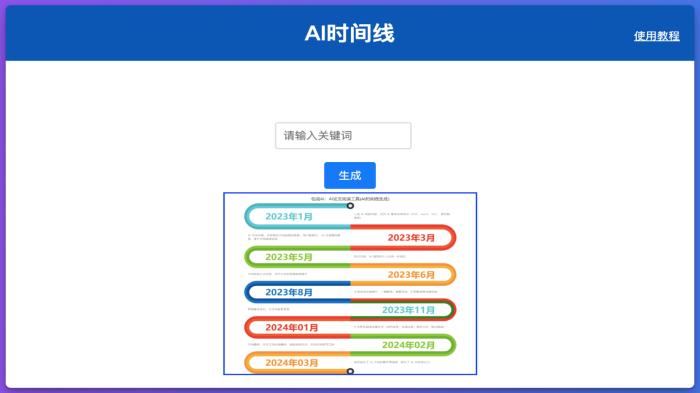 Ai Timeline - AI时间线[吾爱神器]