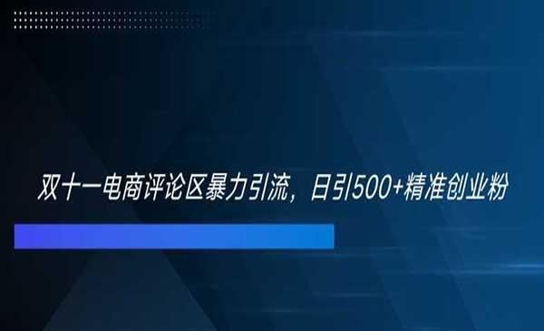 电商评论区暴力引流[吾爱首发]