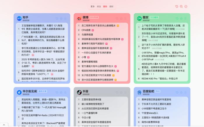 刷一下 - 资讯热榜[吾爱神器]