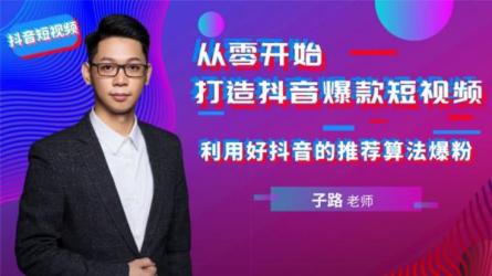 三天学会短视频亲授视频算法和涨粉逻辑-课程-网盘资源分享