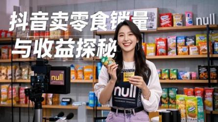 [原创]抖音卖零食怎么做才能有销量？卖零食能赚多少？