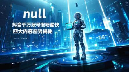 [原创]深挖涨粉最快的1000个抖音账号，我们总结了4个内容趋势