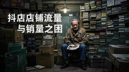 [原创]抖店店铺没流量？商品销售量低？