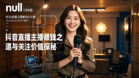 [原创]抖音直播主播靠什么赚钱？一个关注可以挣多少钱？