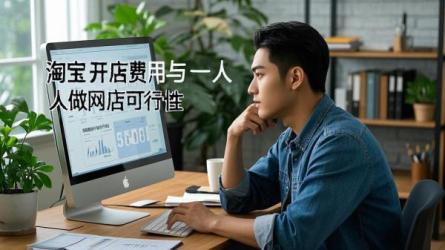 [原创]开个淘宝店需要多少钱？一个人做网店能做起来吗？