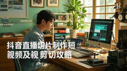 [原创]抖音直播切片怎么做成短视频？直播的视频如何剪切？