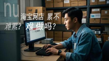 [原创]开淘宝网店累不累？淘宝店是不是很难做起来？