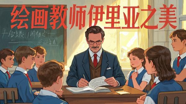 [原创]人民教师伊里亚[绘画 区础坚][独家]