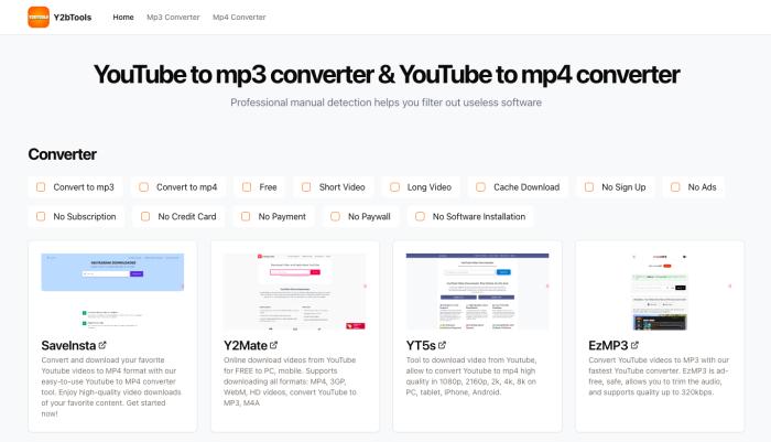 Y2bTools 视频格式转换[吾爱神器]