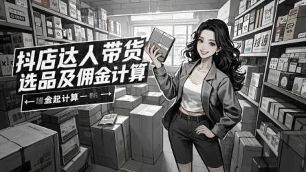 [原创]抖店达人带货如何选品？佣金怎么算？