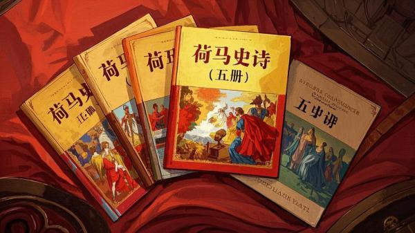 荷马史诗五册，重温传奇路。[原创]