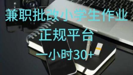在线作业批改判断员，1小时收益5元的小副业-课程-网盘资源分享