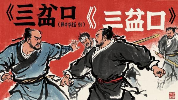 [原创]三岔口[绘画 颜梅华][石全石美制作][吾爱独家]