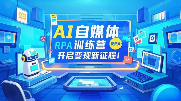 AI 自媒体 RPA 训练营，开启变现新征程！[原创]