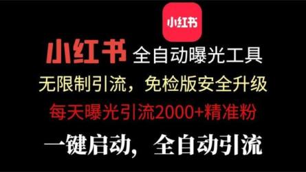 小红书爆粉特训班，打造精准引流系统-课程-网盘资源分享