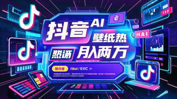 [原创]抖音 AI 壁纸热，流量助月入两W，变现潮汹涌【揭秘】[吾爱独家]