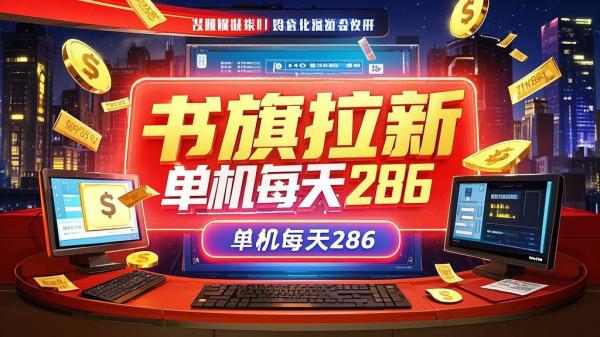 书旗拉新，单机日入 286[原创]
