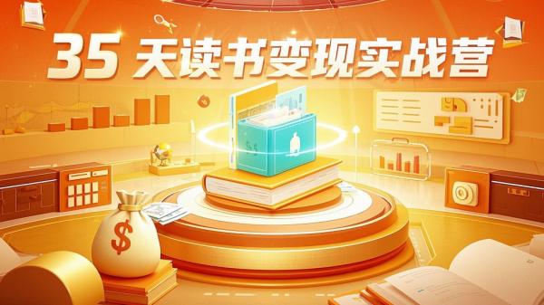 [原创]35天读书变现实战营，从0到1带你体验读书-拆解书-变现全流程，边读书边赚钱[吾爱独家]