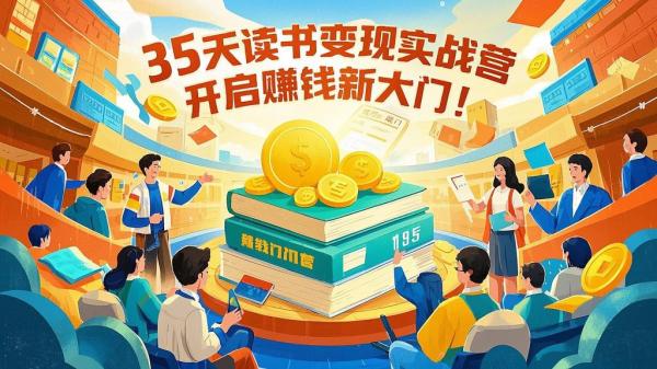 35 天读书变现实战营，开启赚钱新大门！[原创]