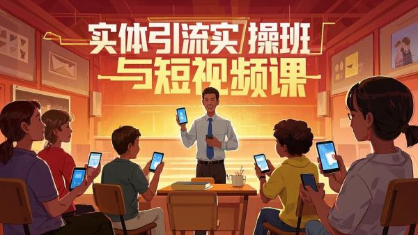 [原创]实体引流变现实操班，同城爆款短视频实操课[吾爱独家]