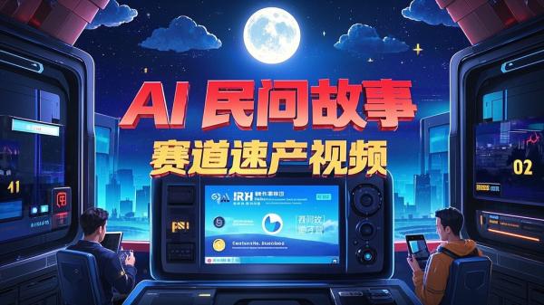 [原创]AI民间故事赛道，全程AI生成5分钟一条视频，全平台通吃[吾爱独家]