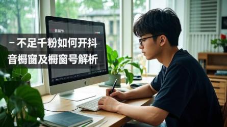 [原创]不够1000粉丝怎么开抖音橱窗？橱窗号是什么？