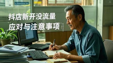 [原创]抖店刚开没有流量怎么办？需要注意什么？