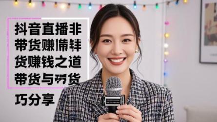 [原创]抖音直播不带货靠什么赚钱？带货直播的技巧分享