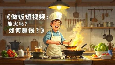 [原创]拍做饭的短视频能火吗？怎么赚钱？