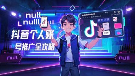 [原创]抖音个人帐号怎样去开推广？抖音推广怎么做？