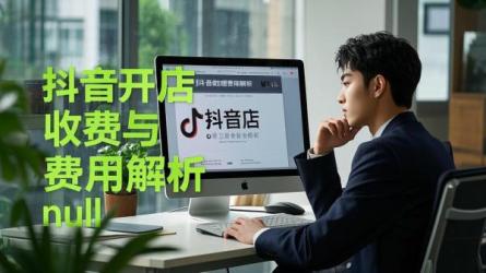 [原创]抖音开店怎么收费？有哪些费用？