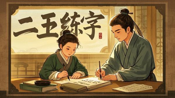 [原创]二王练字[吾爱独家]