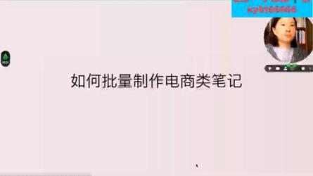 小红书电商新手入门到精通实操课，快速做爆款笔记-课程-网盘资源分享