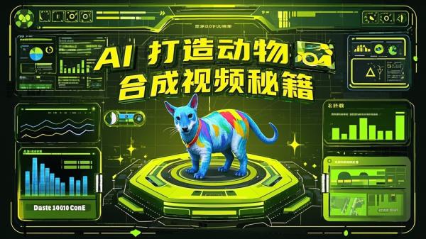 [原创]创意爆棚，用AI打造动物合成视频，解锁月入过W新秘籍【揭秘】[吾爱独家]