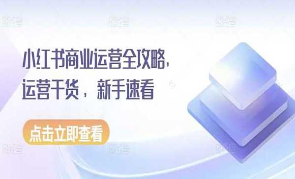 小红书商业运营攻略[吾爱首发]