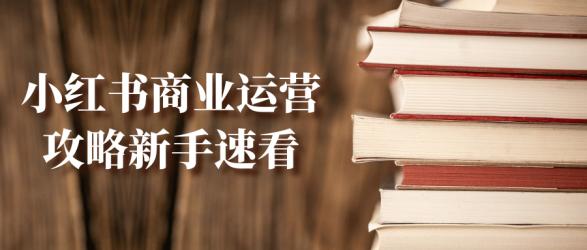 小红书商业运营攻略新手速看【吾爱】