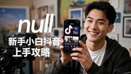 [原创]新手小白如何快速上手抖音？