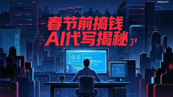 [原创]春节前搞钱终极项目AI代写纯执行力项目无需引流、时间灵活、多劳多得单人一天200-500【揭秘】[吾爱独家]