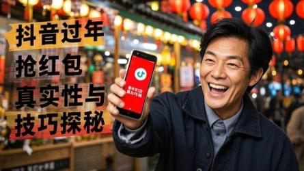 [原创]抖音过年抢红包是真的吗？有什么技巧？