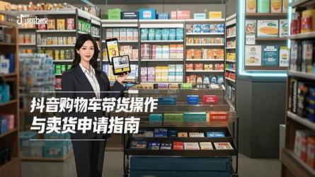 [原创]抖音购物车带货怎么操作？怎么申请卖货？