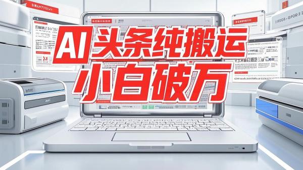 [原创]AI头条有手就会0成本无门槛纯搬运小白单号简单破万[吾爱独家]