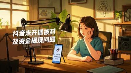 [原创]抖音没开播就收到封号怎么办？里面的钱还能提出来吗？