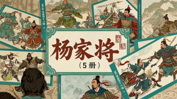 五册杨家将，满满旧时光[原创]