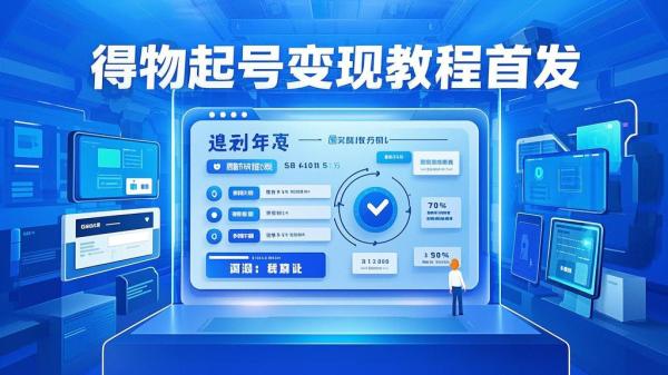 [原创]全网首发得物起号变现技术教程矩量起号破百粉后无限接单变现[吾爱独家]