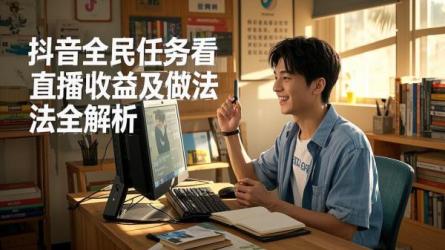 [原创]抖音全民任务看直播能赚多少钱？抖音怎么做任务？