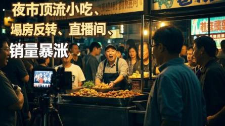 [原创]夜市顶流小吃塌房后“反转”375万人涌入直播间，销量暴涨
