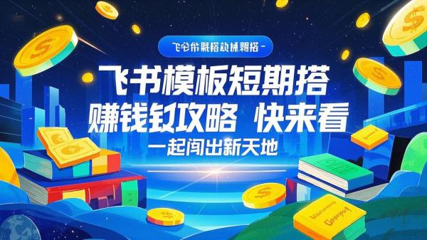 飞书模板短期搭，赚钱攻略快来看，一起闯出新天地。[原创]